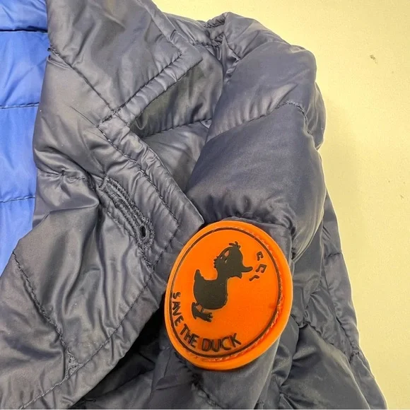 SAVE THE DUCK Jacket Dark Blue Kids Ultralight Puffer Jacket - Picture 5 of 6